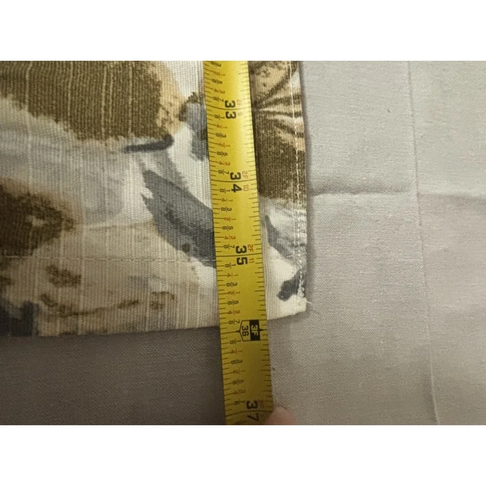Nicole Miller 100% Cotton Lillan Gold /Miel dore (2) PAIR Curtain Panels 36 x 80
